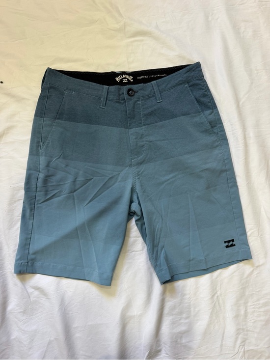 Billabong Other - Billabong Crossfire Submersible Hybrid Quick Dry Zip Shorts Men 32 Blue Stripes